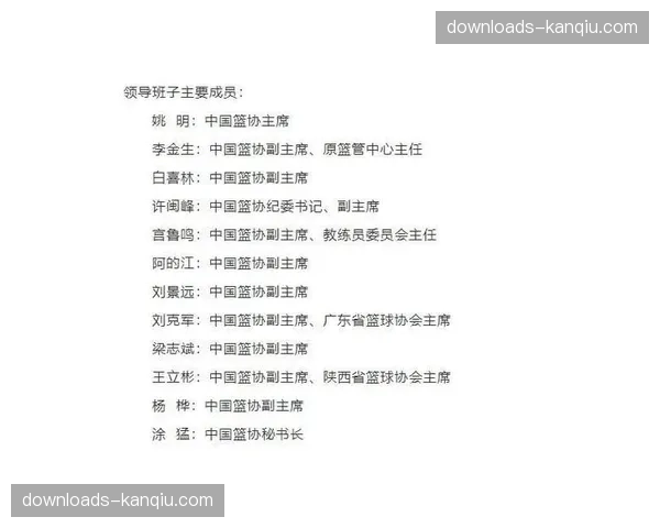 中国篮协与NBA中国达成多年合作计划的人才培养框架